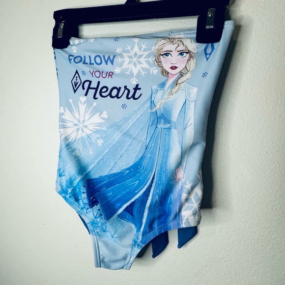 Disney Frozen Elsa Baby Girl Swimsuit 12-18 Months - Picture 3 of 4